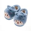 Pantuflas de Algodón Nuevas para Niños Otoño e Invierno Dibujos Animados Lindas para Casa Cálidas Algodón de Felpa Bolsa para Bebés Niños y Niñas 1-3 Años