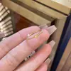 Libro Rojo Nuevo Estilo Anillo Pequeño de Amor con Circonita Gama Alta Lujo Ligero Nicho Elegante Personalizado Versátil Tesoro Joyería para Mujer