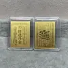 Shenzhen Shuibei Mismo Estilo Oro Puro 999 Tesoro de la Fortuna Aleación Gato de la Suerte Adhesivo Dorado para Teléfono Móvil para Atraer Riqueza Tienda de Oro