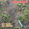 Azada innovadora para deshierbar transfronteriza azada plana 4 dientes dispositivo para deshierbar de doble propósito herramienta para arrancar raíces herramienta de jardinería para deshierbar