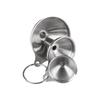 Juego de 3 Embudos de Acero Inoxidable para Uso Doméstico, Embudo de Cocina de Diámetro Grande para Aceite, Dispensador de Aceite, Vinagre y Especias