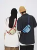 Bolso Cruzado de Trabajo de Marca de Moda, Bolso de Hombro Casual Versátil, Bolso Ligero Deportivo para Teléfono, Bolso Cruzado Pequeño de Almacenamiento Ligero con Bloques de Color