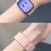 Atacado Adequado para Apple iWatch Pulseira de Relógio Magnética com Padrão Ondulado Pulseira Magnética Única de Silicone Pulseira Loop S10