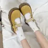 Zapatos Mary Jane de Moda Versátiles Estilo Retro Francés para Faldas, Zapatos Birkenstock con Plataforma de Suela Gruesa que Aumentan la Altura, Nuevos para Primavera y Otoño 2025
