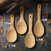 Ventas Directas de Fábrica Cuchara de Arroz de Bambú Espátula de Grado Alimenticio para el Hogar Espátula para Arroz Espátula Resistente a Altas Temperaturas Productos de Cocina Transfronterizos