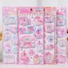 En Stock Entrega Inmediata Sanrio Licencia Oficial Kuromi Pegatinas 3D Rellenas de Aceite Pegatinas de Dibujos Animados para Niños Rellenas de Agua