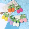 Pendientes de Hierba Rafi Flor Estrella Estrella de Mar Piña de Venta Caliente Transfronterizos Dopamina Tejidos a Mano Pendientes para Viajes de Verano Vacaciones