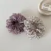 Goma Elástica de Organza Suave, Esponjosa, Estilo Perezoso para Coleta Baja, Cuerda para el Cabello, Accesorio para el Cabello, Tocado