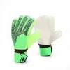 Guantes de portero de fútbol para adultos de escuela primaria látex antideslizantes resistentes al desgaste guantes de portero de fútbol costura plana con protección para los dedos