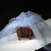 Tela de malla de hilo de niebla de hadas ins, suave, hecha a mano, bricolaje, color sólido, velo de encaje, tela de tul transparente para ropa