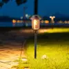 Iluminação externa, lâmpada de gramado de jardim, decoração de jardim de pátio, lâmpada de solo para gramado, poste de luz de jardim estilo chinês