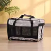 Bolsa para Mascotas Popular de Venta Caliente Conveniente Huella Pequeña Patrón Estampado Transpirable Caja de Almacenamiento Transportable Caja para Mascotas Caja para Gatos