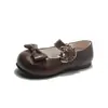 Zapatos Mary Jane Lindos y Dulces para Niñas 2026 Otoño Nuevos Zapatos Lolita Zapatos Pequeños de Cuero para Niños Zapatos de Corte Bajo de una Sola Hebilla