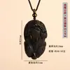 Collar con Cuerda y Colgante Pixiu de Obsidiana Natural al por Mayor Nuevo Estilo Chino Dominante para Pareja Hombre y Mujer Colgante Pichu Personalización