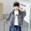 Chaqueta de Otoño para Niños 2026 Nueva Elegante y de Moda Abrigo de Primavera y Otoño para Bebé Chaqueta Moderna con Estampado de Leopardo para Niños Pequeños