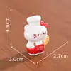 Micro-paisaje Lindo Gatito Vajilla Comida de Simulación Juguetes Escenario de Casa de Muñecas Decoraciones DIY Pequeños Adornos de Escritorio