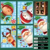 Pegatinas Electrostáticas de Copo de Nieve Blanco Navideño Transfronterizo Pegatinas Decorativas para Vidrio de Ventana Puerta Diseño de Fondo para Ventana Pegatinas de Ventana