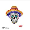Globo de Película de Aluminio Caricatura Calabaza Gato Araña Bruja Momia Fantasma Calavera Tema de Fiesta de Halloween Horror