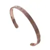 Pulseira de Runas Popular Transfronteiriça 6mm Estilosa de Nicho Versátil Ecológica de Aço Inoxidável Abridora em Forma de C para Homens e Mulheres
