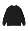 Nova blusa de moletom com gola careca, forrada de fleece, tamanho europeu oversized e espessa, para homens, marca moderna com logotipo estampado e bordado