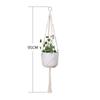 Bolsa de red para macetas de jardinería transfronteriza, bolsa de red tejida a mano para plantas verdes, cesta colgante, maceta colgante, bolsa de red de cuerda de cáñamo de algodón