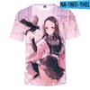 Huiba Kidsren's Nueva Camiseta de Manga Corta Holgada de Moda con Estampado Digital 3D de Animación Transfronteriza de Amazon Verano