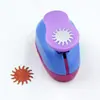 Ferramenta de Relevo Grande, Modelo que Economiza Esforço, Máquina Perfuradora Redonda para Relevo e Corte de Papel, Perfurador de Flor para Artesanato DIY Infantil