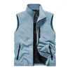 Nuevo Chaleco de Pesca para Fotografía al Aire Libre de Primavera y Otoño, Chaleco Casual Transpirable de Verano para Hombre, de Moda, con Múltiples Bolsillos, Estilo Ropa de Trabajo