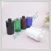 Garrafa marrom com tampa normal 300ml, garrafa branca com tampa de rosca, garrafa preta para óleo essencial 300ml, garrafa transparente com tampa de rosca