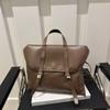 Bolsa Feminina Estilo Preppy Mochila Retrô 2024 Novo Outono e Inverno Textura High-End Commuter Estudante Escola Bolsa de Mão