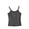 1498-Top Sexy Slim-Fit Estilo Europeu e Americano para Mulheres Nova Moda Primavera/Verão 2026 Tubinho Picante para Meninas com Alças