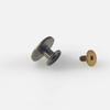 Rebite Redondo de Ombro Fundido com Cabeça Plana de 14,5 mm, Acessórios de Ferragens Decorativos em Forma de I
