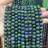 Cuentas Sueltas de Piedra Natural, Cuentas Sueltas de Lapislázuli, Cuentas Redondas, Accesorios para Joyería Hecha a Mano de Venta Caliente Transfronteriza, Productos Semi-Terminados al por Mayor
