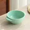 Tigela de Comida para Bebê Tigela Anti-queda Anti-escaldante Tigela para Refeições do Jardim de Infância Talheres para Restaurante Infantil Tigela Doméstica Conjunto de Colher