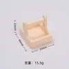 Cestas de madeira com grão de madeira para vegetais e frutas, brinquedos de comida, acessórios DIY criativos feitos à mão, materiais para acessórios pequenos de resina de cola de creme atacado