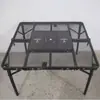 Mesa de fogão de acampamento mesa farol mesa de piquenique mesa de extensão perna elevada mesa dobrável com haste de luz impressão de geração transfronteiriça