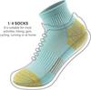 25 Calcetines Deportivos Nuevos de Media Caña de Venta Caliente Transfronteriza Amazon Xiyin Color Sólido Combinables Poliéster Algodón Calcetines de Comercio Exterior temu