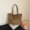 Bolsa de Grande Capacidade Feminina Outono 2026 Nova Tendência Bolsa Tote de Alta Qualidade Bolsa para Estudante Universitário Bolsa para Ir à Aula Bolsa de Ombro