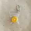 Pacote de Pão de Milho Falso Ovo Pochê Brinquedo Alimentar Pingente de Chaveiro Acessório Criativo para Decoração de Bolsa Presente para Estudante