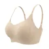 Sutiã de gelo macio e confortável sem aro para comércio exterior europeu e americano para mulheres com alças ajustáveis, lingerie sexy de decote em V profundo com ótimo suporte