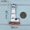 Adornos Pequeños Colgantes Decorativos DIY Mediterráneos Mini Decoraciones de Pared Creativas Accesorios Hechos a Mano Anillos Flotadores para Peces Anclas Decoraciones Colgantes para Jardín de Infancia