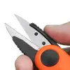 Tijeras plegables transfronterizas para cortar hilo de nailon, sedal de pesca y lámina de plomo