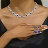 Nuevo Diseño de Anillo Más Vendido Moda Collar de Perlas y Pedrería Aretes Pulsera Accesorios de Novia