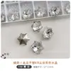Acessórios de Arte de Unhas Brancos de Alta Qualidade com Strass de Verso Pontiagudo, Cristal K9 Coração Deslumbrante Ovo de Pomba Ângulo Reto Doce de Rocha Strass Transparentes