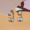 Anillo de Labio con Forma de Bola de Barro y Lazo Acero Inoxidable Stud para Labio Adorno para Labio Nuevo Anillo para Cartílago de la Oreja Joyería para Oreja Accesorios para Piercings Venta al por Mayor