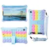 Aplicable a la funda protectora para tablet Lenovo M8/M10/P11 J706F/J606F burbuja anti-arañazos funda de cuero 2ª X306