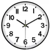 [10 Pulgadas 25cm] Reloj Creativo para Sala de Estar Estilo Escandinavo Reloj de Estilo Moderno y Sencillo Reloj de Cuarzo Gris para el Hogar