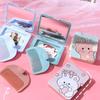 Set de Peine con Espejo Plegable con Patrón de Dibujos Animados Creativos Espejo de Maquillaje Portátil Peine Plegable para Niña