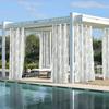Cortina Ventana Pantalla Impermeable Exterior Comercio Exterior Transfronterizo Pabellón Moderno Amazon Transfronterizo Toldo Protector Solar Serie Bosque