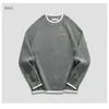 Suéter Suelto de Talla Grande para Hombre Otoño/Invierno 2026 para Hombres Grandes, Suéter Chaqueta Grueso de Punto de Estilo Casual de Moda